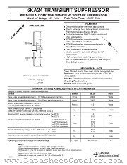 6KA24 datasheet pdf General Semiconductor