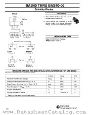 BAS40-06 datasheet pdf General Semiconductor