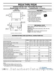 RS2A datasheet pdf General Semiconductor