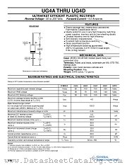 UG4A datasheet pdf General Semiconductor