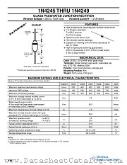 1N4248 datasheet pdf General Semiconductor