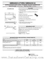 SMDA15C-8 datasheet pdf General Semiconductor