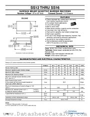 SS13 datasheet pdf General Semiconductor