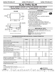 SL43 datasheet pdf General Semiconductor