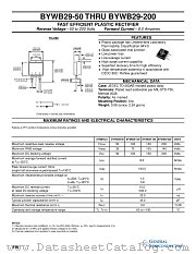 BYWB29-50 datasheet pdf General Semiconductor