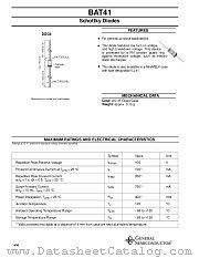 BAT41 datasheet pdf General Semiconductor