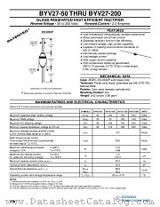 BYV27-50 datasheet pdf General Semiconductor