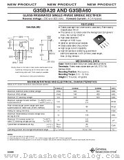 G3SBA60 datasheet pdf General Semiconductor
