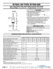 BY500-400 datasheet pdf General Semiconductor