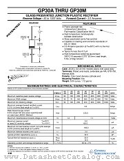 GP30A datasheet pdf General Semiconductor