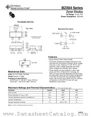 BZX84 SERIES datasheet pdf General Semiconductor