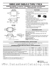 SMBG150A datasheet pdf General Semiconductor