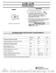 LL42 datasheet pdf General Semiconductor