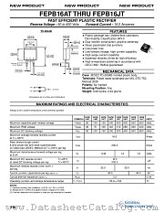 FEPB16CT datasheet pdf General Semiconductor