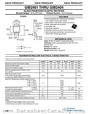 GIB2401 datasheet pdf General Semiconductor