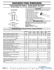 B250C800G datasheet pdf General Semiconductor