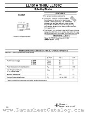 LL101C datasheet pdf General Semiconductor