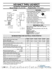 UG18CCT datasheet pdf General Semiconductor