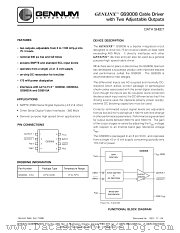 GS9008 datasheet pdf Gennum Corporation