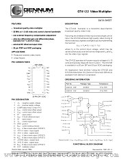 GT4122 datasheet pdf Gennum Corporation