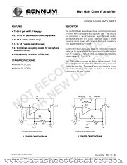 LC505 datasheet pdf Gennum Corporation