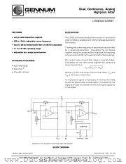 LF580 datasheet pdf Gennum Corporation