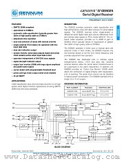 GS9025 datasheet pdf Gennum Corporation
