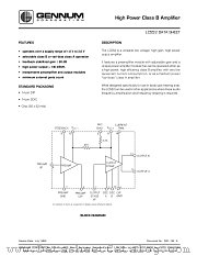 LC552 datasheet pdf Gennum Corporation