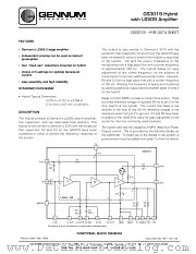 GS3019 datasheet pdf Gennum Corporation