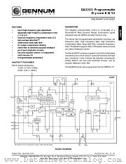 GA3203 datasheet pdf Gennum Corporation