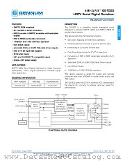 GS1522 datasheet pdf Gennum Corporation