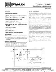 GS9004C datasheet pdf Gennum Corporation