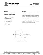 GS563 datasheet pdf Gennum Corporation