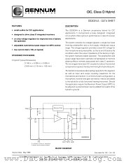 GS3024A datasheet pdf Gennum Corporation