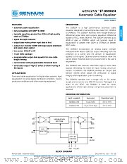 GS9024 datasheet pdf Gennum Corporation