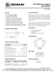 GY4102A datasheet pdf Gennum Corporation