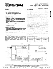 GS7000 datasheet pdf Gennum Corporation