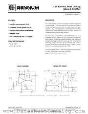 LT505 datasheet pdf Gennum Corporation