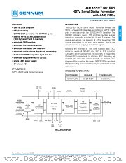 GS1501 datasheet pdf Gennum Corporation