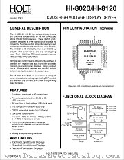HI-8020 datasheet pdf Holt Integrated Circuits