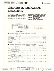 2SA353 datasheet pdf Hitachi Semiconductor