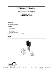 2SK1401 datasheet pdf Hitachi Semiconductor