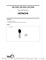 2SC2396 datasheet pdf Hitachi Semiconductor