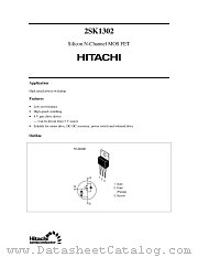 2SK1302 datasheet pdf Hitachi Semiconductor