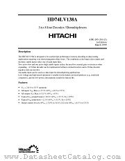 HD74LV138A datasheet pdf Hitachi Semiconductor