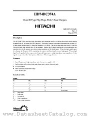 HD74BC374A datasheet pdf Hitachi Semiconductor