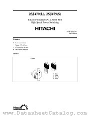2SJ479L datasheet pdf Hitachi Semiconductor