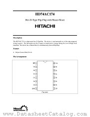 HD74AC174 datasheet pdf Hitachi Semiconductor