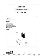 2SK1968 datasheet pdf Hitachi Semiconductor