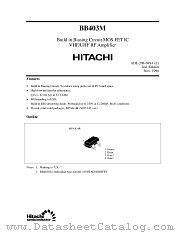 BB403M datasheet pdf Hitachi Semiconductor